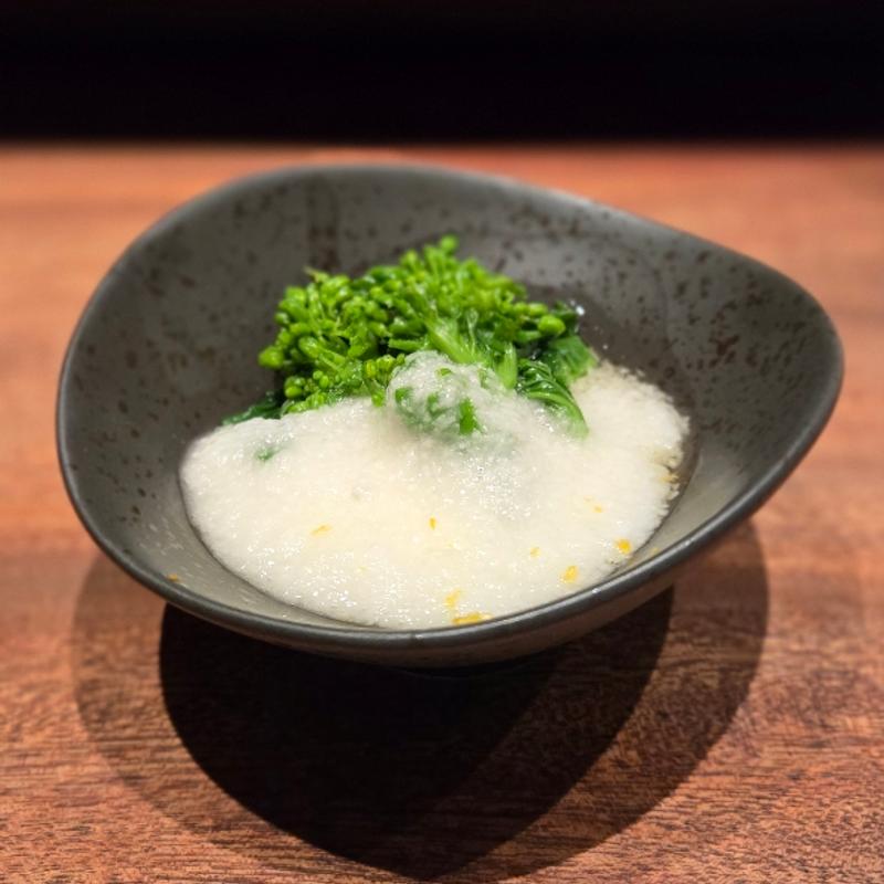 菜の花のとろろ和え(吾一 西天満店)
