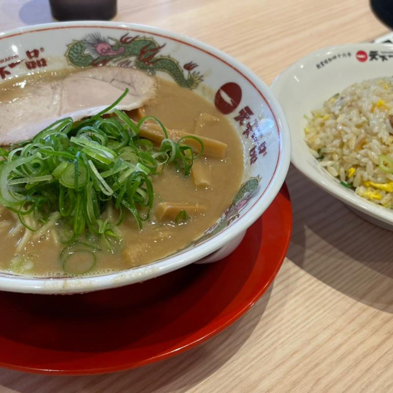 チャーハン定食（コッテリ）(天下一品 所沢狭山ヶ丘店)