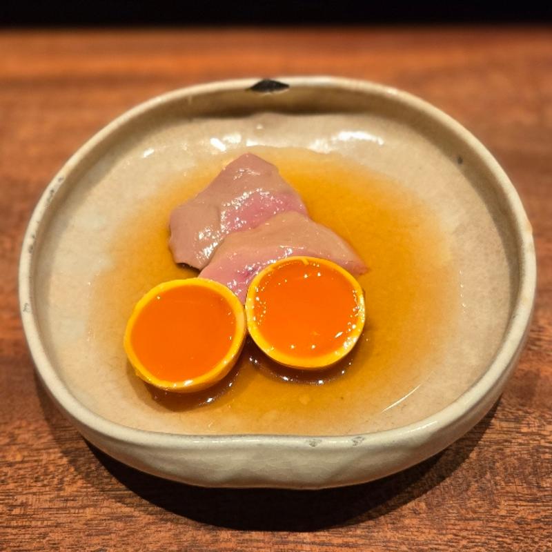 肝とたまひもの煮付け(吾一 西天満店)