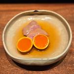 肝とたまひもの煮付け