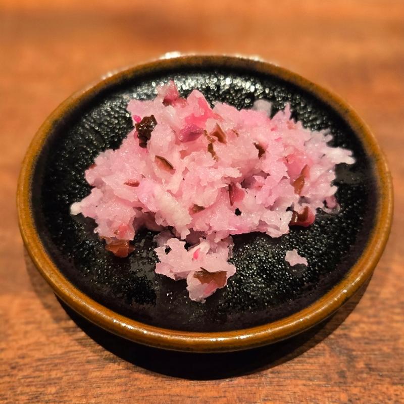 大根としば漬けの鬼おろし(吾一 西天満店)