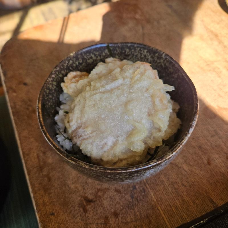 ミニ豚天丼(うどん製麺所 遠藤商店)