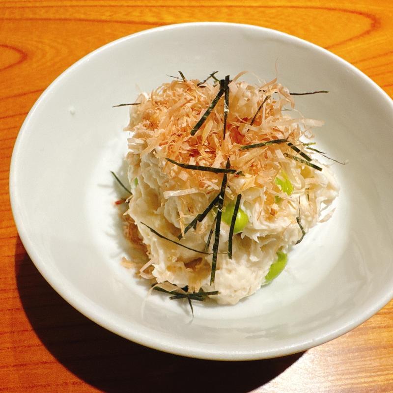 里芋と枝豆のポテトサラダ(炭火酒場 ふたご家 京都西院)