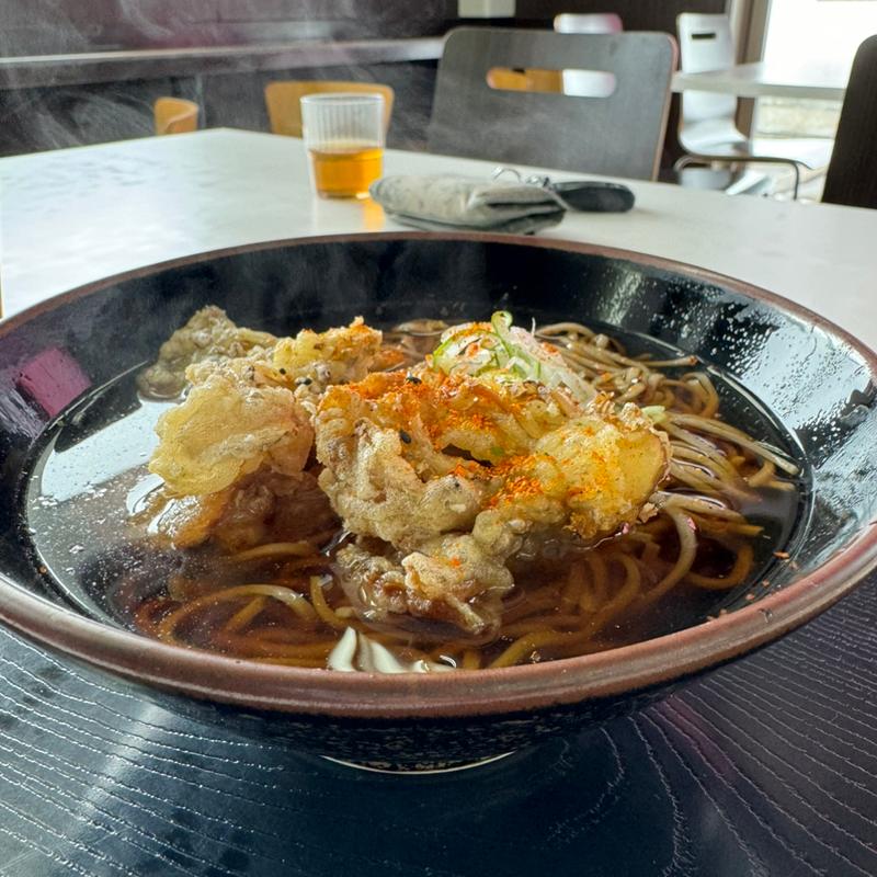 まいたけそば(妙高サービスエリア 下り ショッピングコーナー)