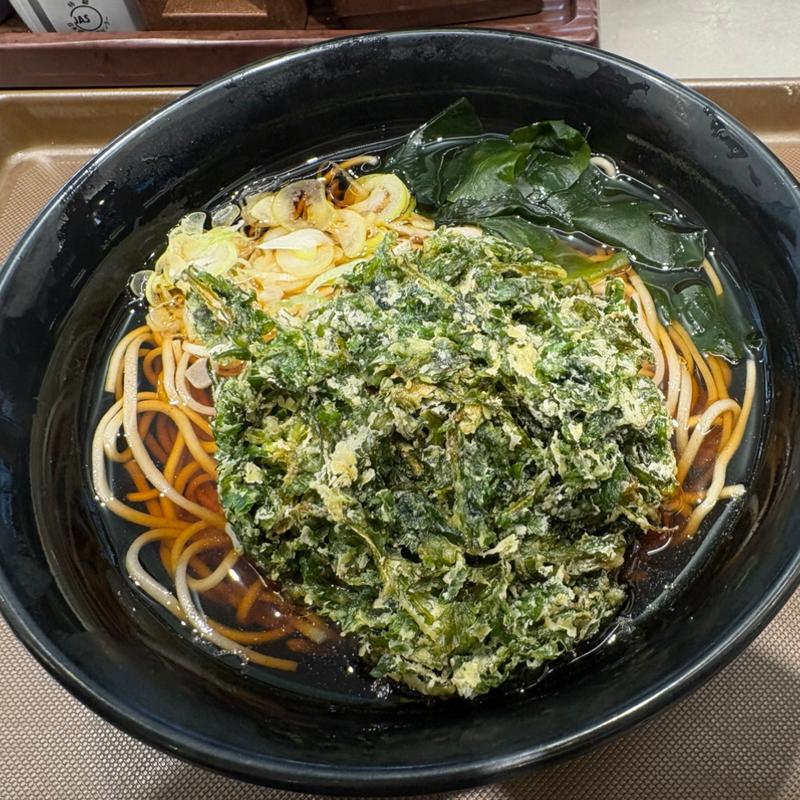 春菊天温そば(名代 富士そば 赤坂店)