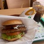 新とびきりトマト＆レタスバーガー 和風ジンジャーソース(オニポテ)(モスバーガー 宝塚中山店)