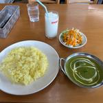 ランチカレーセット+ラッシー