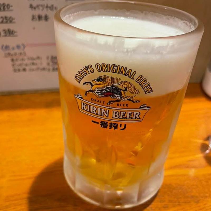 ビール(餃子飯店 嘉春)
