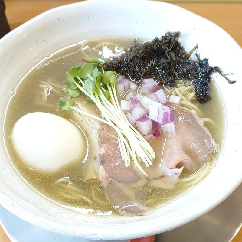 煮干しらーめん 玉子 追い煮干し(わらび)