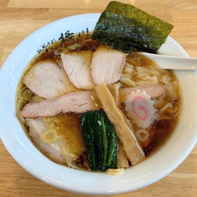 ワンタンチャーシューメン(白河手打中華そば 緑川 とら食堂那須塩原分店)