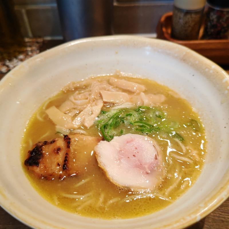 ノーマルぽてり＋鶏もも(鶏ポタラーメンTHANK 鎌倉小町店)