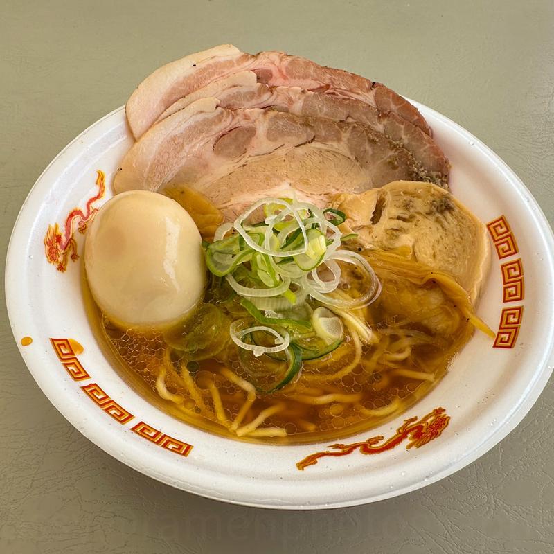 最強ラーメン祭り2025 麺屋中川會 トリュフ薫るはまぐり醤油そば全乗せ(ヤマザキショップ 小山市役所新庁舎店)