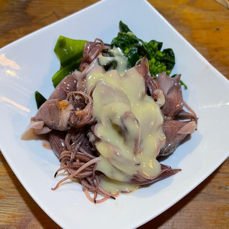 ホタルイカの酢味噌和え(立ち飲み ますらお)