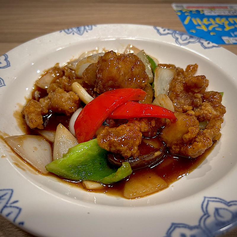 黒酢の酢豚(バーミヤン 仙台一番町店)