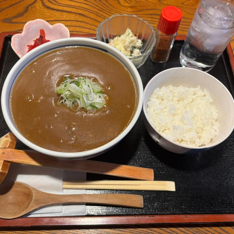 カレーうどんセット(うどん処大門)