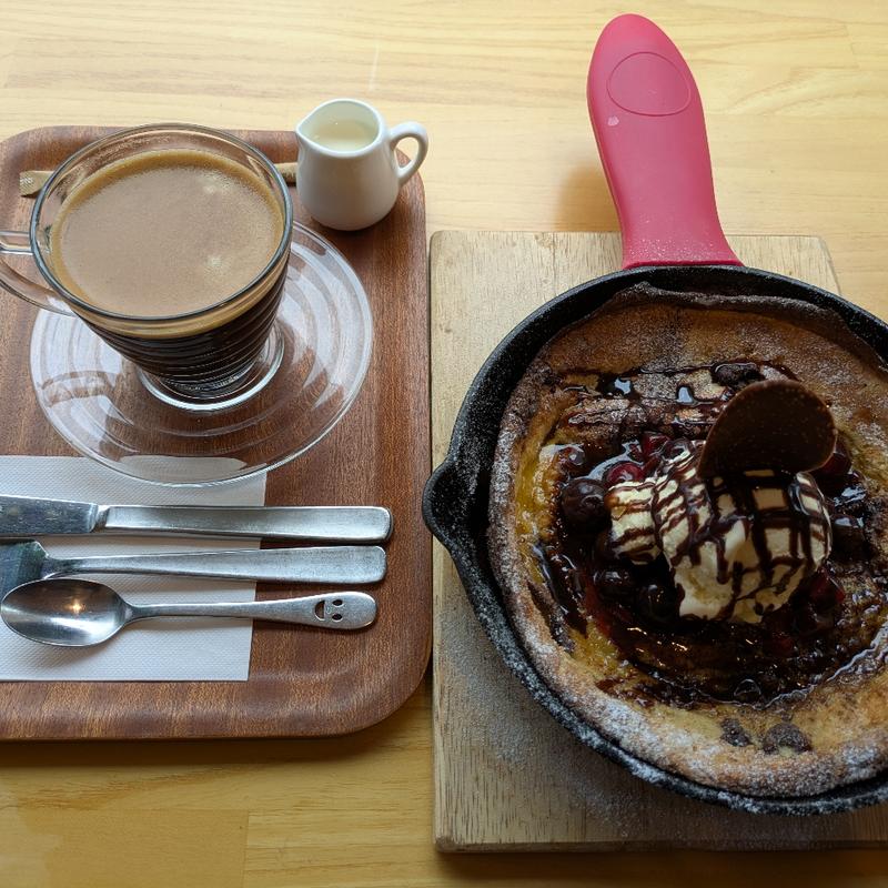 しもきたパンケーキ ダブルチョコベリー(K's Cafe)