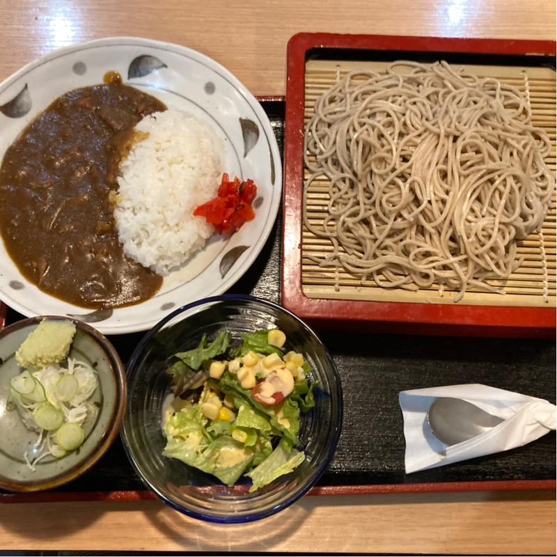 濃厚カレーライスセット(そば処 上むら本店 Kamimura Soba restaurant)