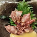 ホタルイカの酢味噌あえ