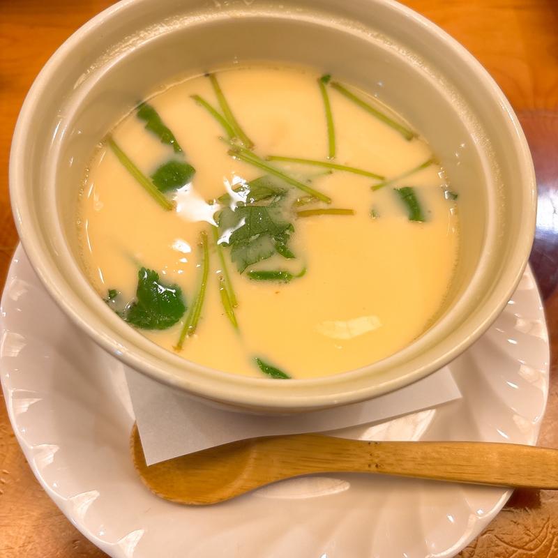 海老と筍の茶碗蒸し(松海寿司 )