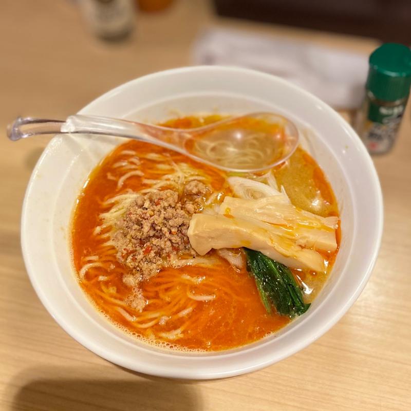 海老香る担々麺(貝出汁中華そば竹祥)
