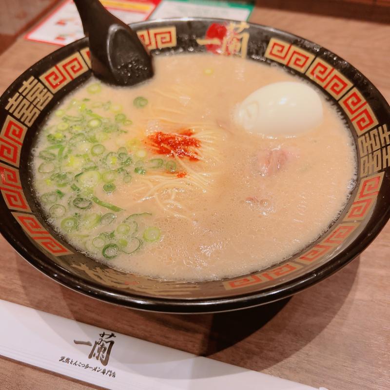 天然とんこつラーメン(一蘭 京都八幡店 )