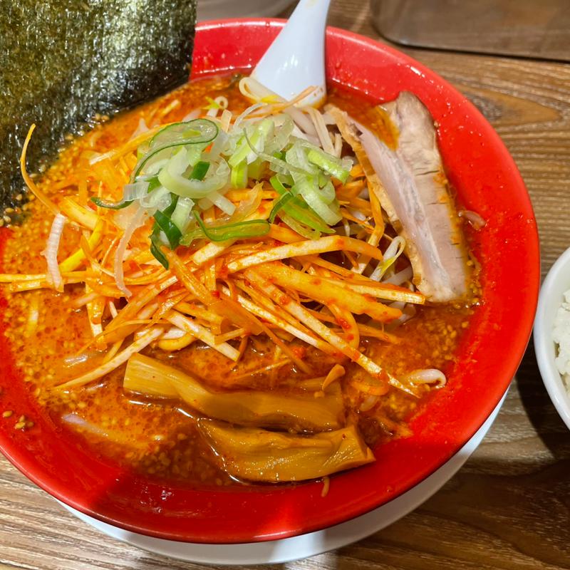 大辛ネギ味噌ラーメン(旭川味噌ラーメン ばんから上野店)