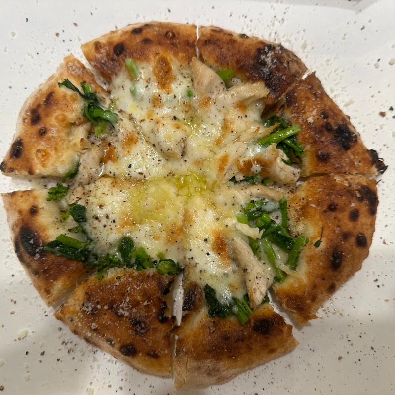 鶏ささみと菜の花のブラックペッパー パルメザン風味(ラ ズッカ ディ ナポリ)