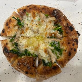 鶏ささみと菜の花のブラックペッパー パルメザン風味
