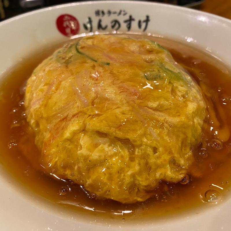 天津飯(博多ラーメン 二代目けんのすけ 天神本店)