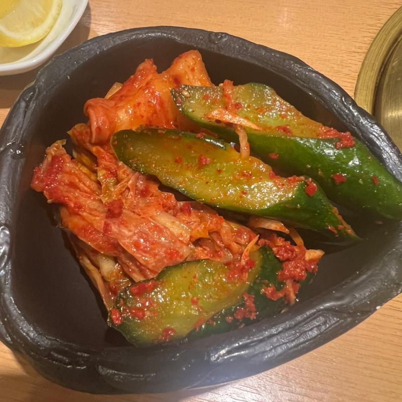 キムチ盛り合わせ(本家味楽園)