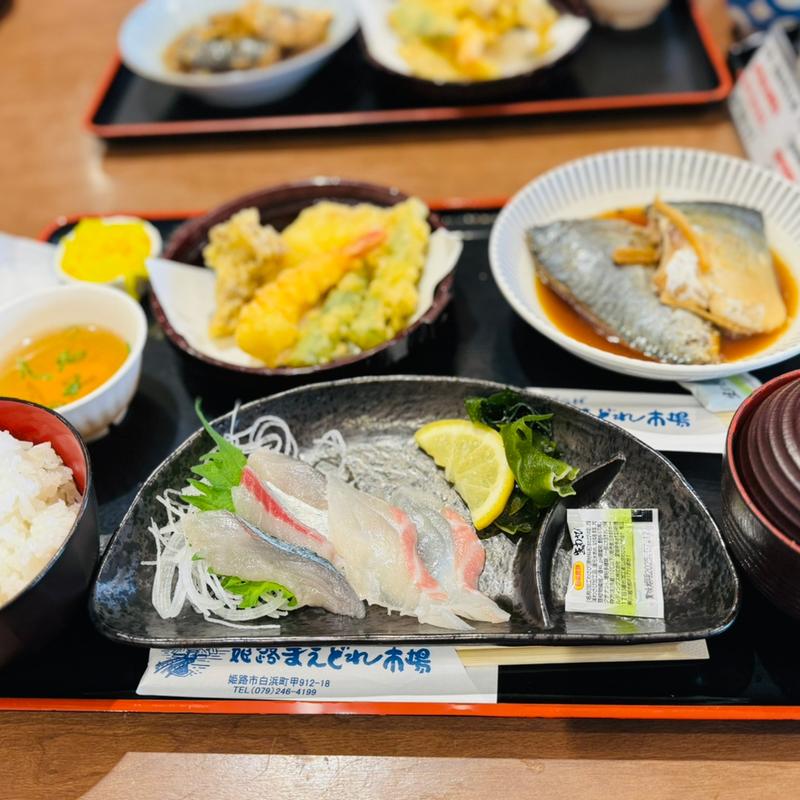 ぼうぜ鯖定食(姫路まえどれ市場)