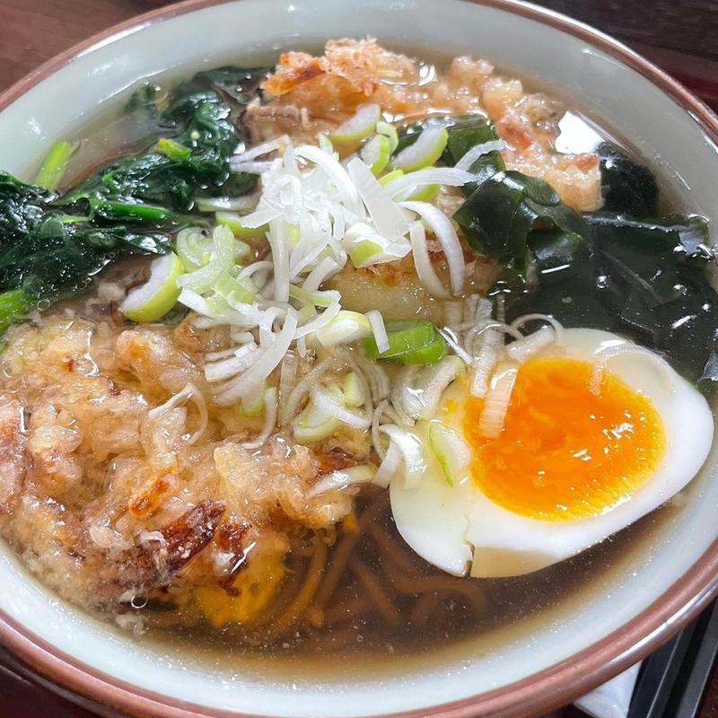 かき揚げそば(三好屋)