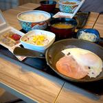 ハムエッグ納豆定食(吉野家 仙台河原町店 )