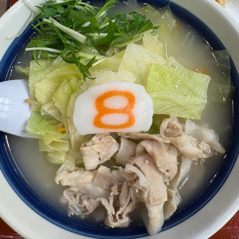 ゆずおろし野菜ラーメン(８番らーめん 横川店 )