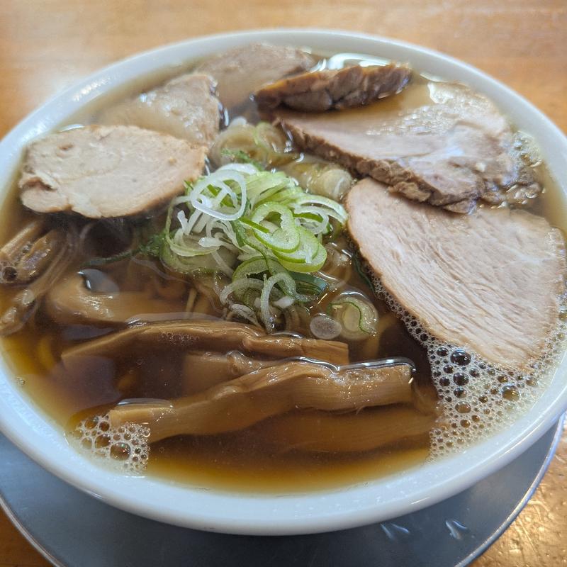 中華そば あっさり（大）チャーシュー甘口トッピング(麺饗 松韻 )