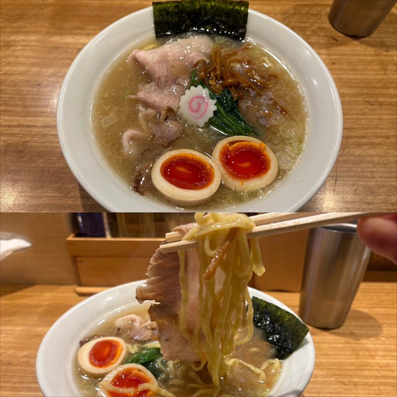 味玉塩ラーメン(長岡食堂 横浜西口店)
