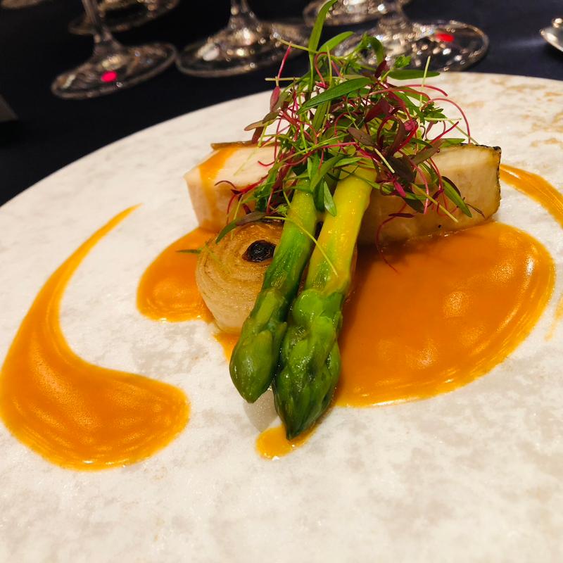 鰆のポワレのアメリケーヌソース(Viridis)