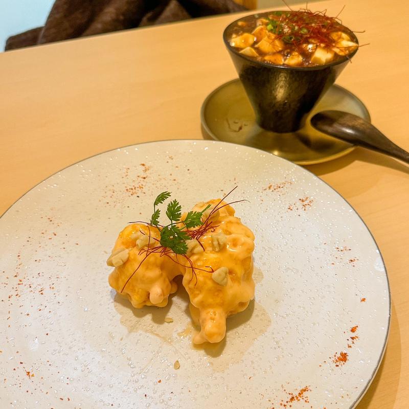 ジャンボ海老マヨ3尾(全席和モダン個室 炭火焼きと創作酒肴 粋 名駅店)