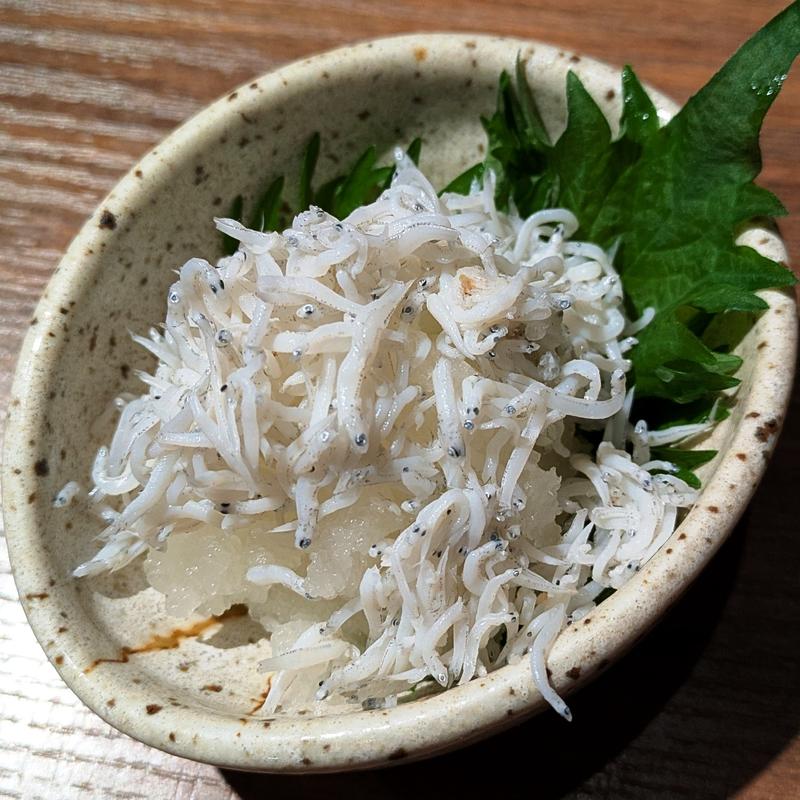 しらすおろし(炭火串焼と旬鮮料理の店 備長炭焼 遠州葵家)