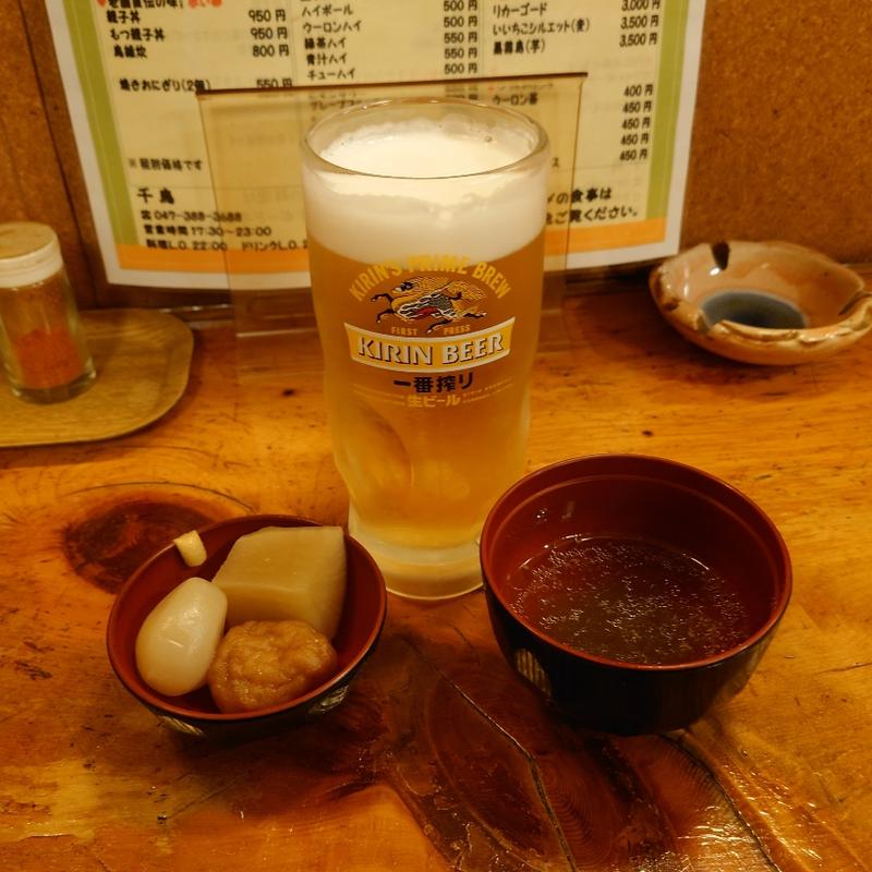 生ビール(千鳥)