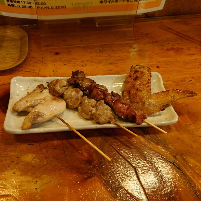 やげんなんこつ＆せせり＆ればー＆手羽先(千鳥)