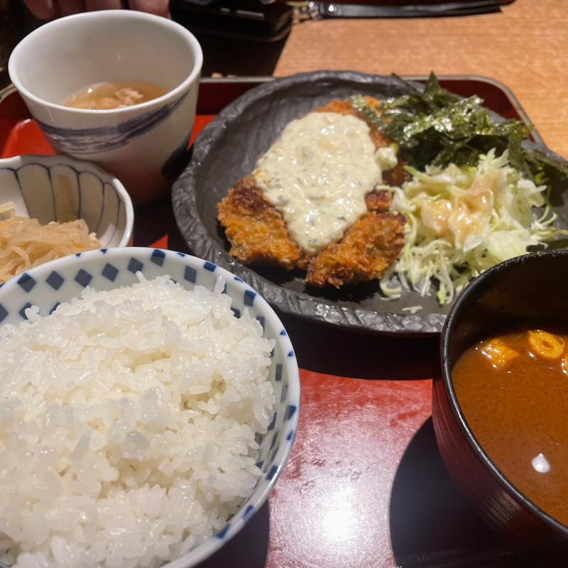 カキフライ定食(かせの)