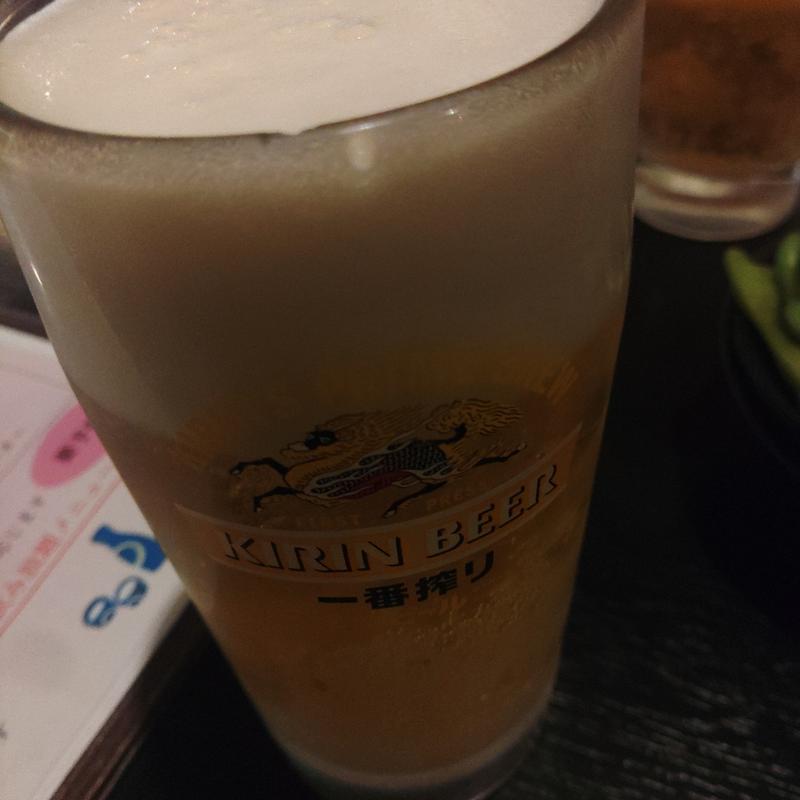 生ビール(たらくや)