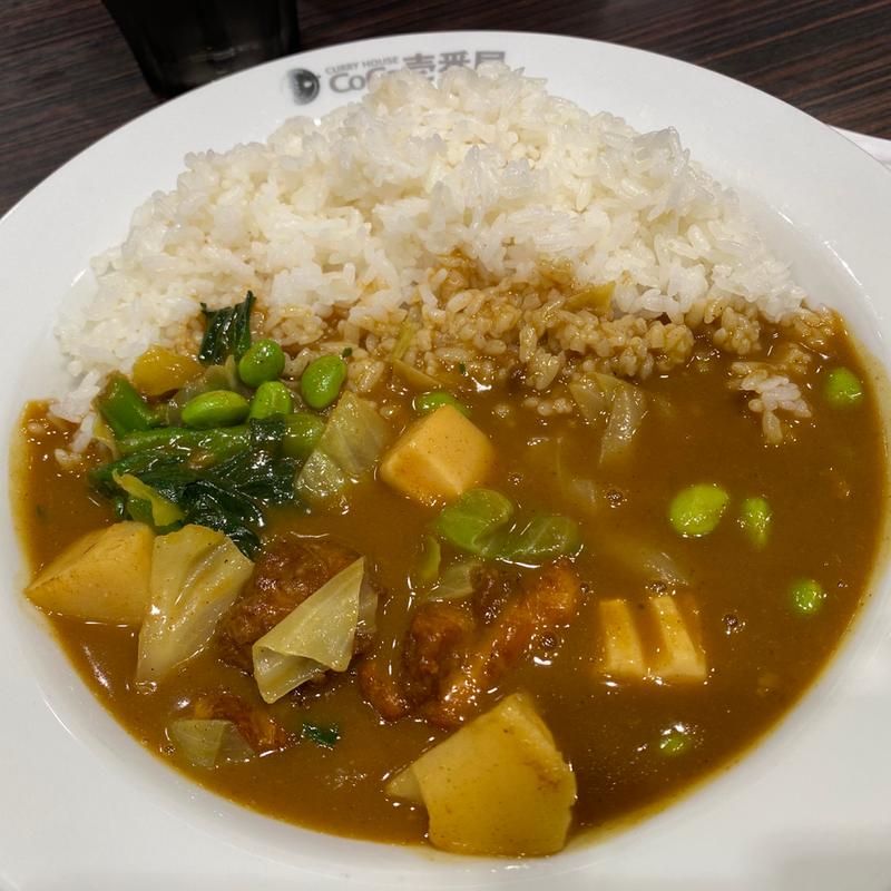 チキンと春の彩りカレー(CoCo壱番屋 春日岡本店)