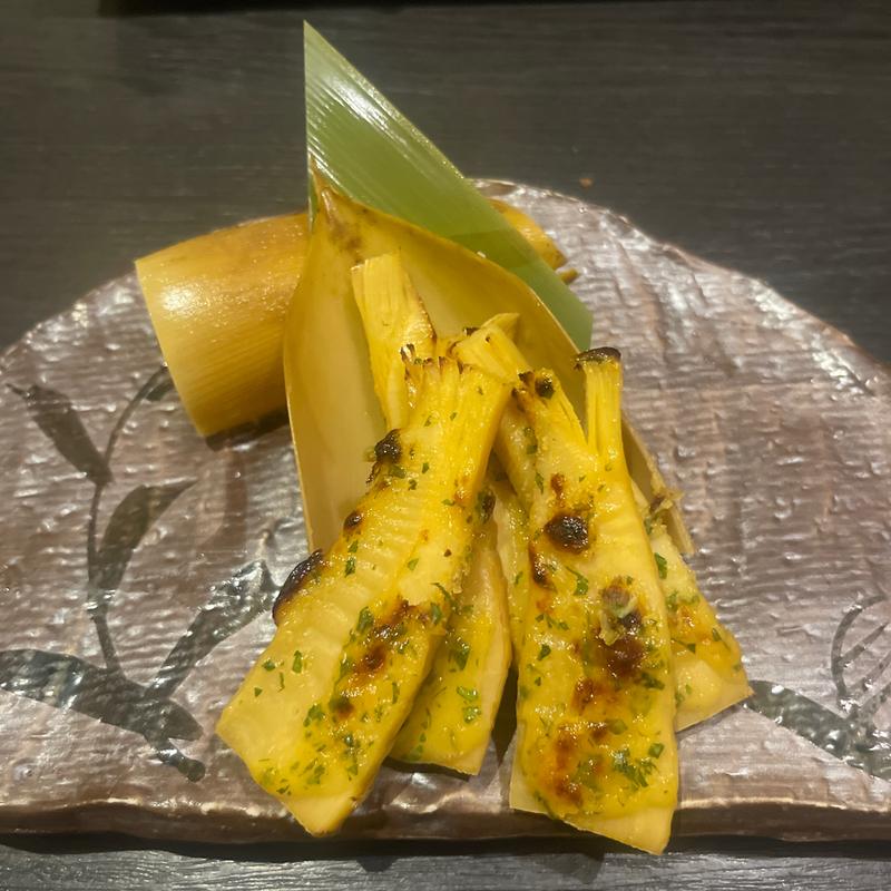 筍と菜の花の味噌和え(魚介料理海)