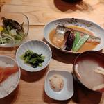 さばの味噌煮定食(博多もつ鍋やまや品川店)