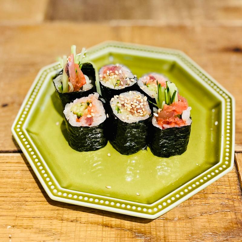  鯵明太のあて巻き(スシブヤ 渋谷ストリーム)