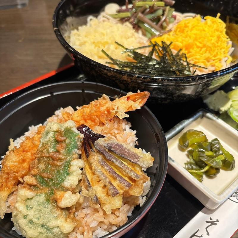 どんどんセット(そば一 サンパティオ店)