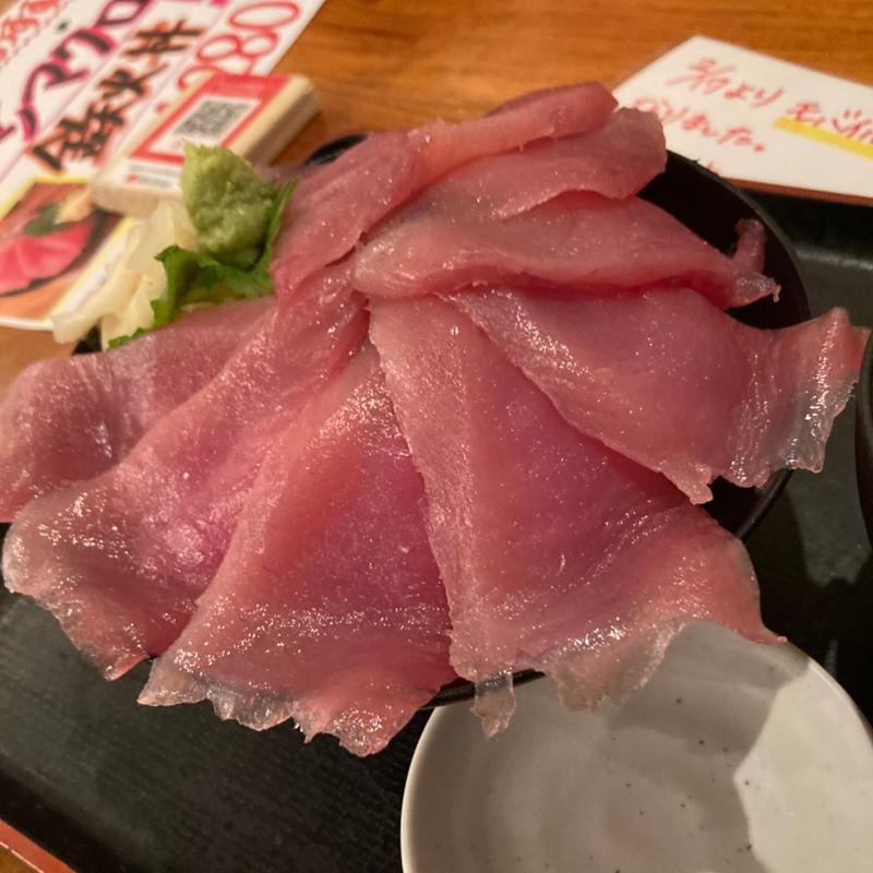 メジマグロ鉄火丼(海鮮居酒屋 山傳丸 海浜幕張店)