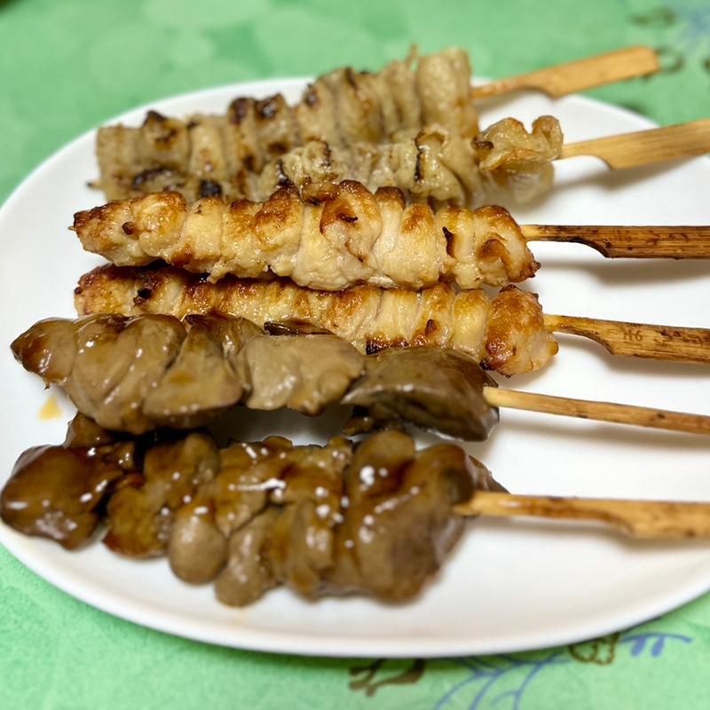 炭火焼鳥盛合せ(レバー、ぼんじり、皮)(イトーヨーカドー 曳舟店)